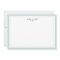 Seaglass Personalised Stationery Flat Note Card