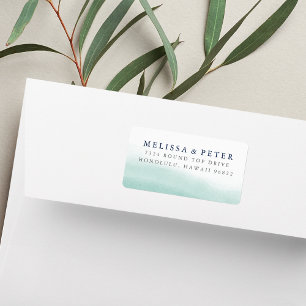 Seaglass Tides Return Address Label