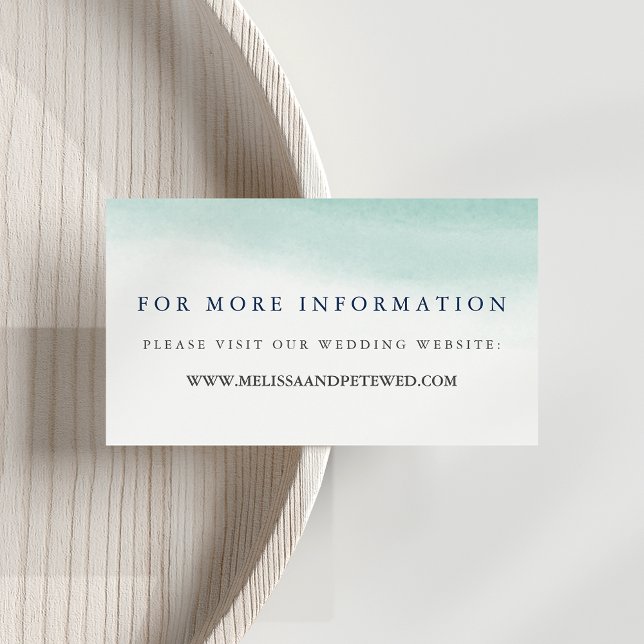 Seaglass Tides Wedding Website Cards (Creator Uploaded)