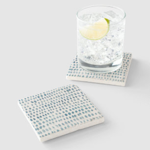 Seaglass Watercolor Marble Stone Coaster