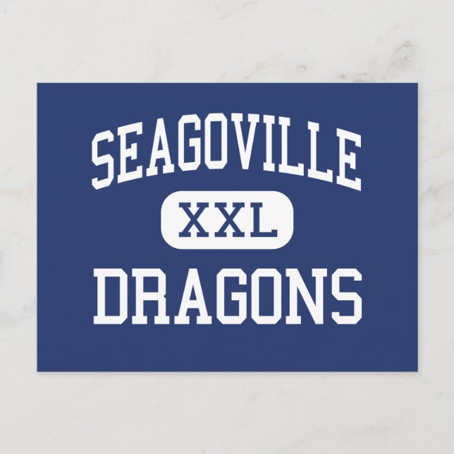 Seagoville Dragons Middle Seagoville Texas Postcard (Front)