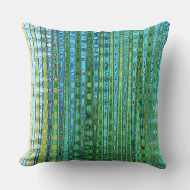 Seagrass Cotton Throw Pillow 20" x 20" (Front)