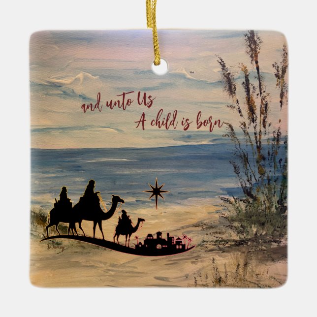 Seagrass Three Kings Ornament  (Front)