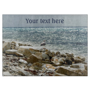 Seagull and sea cutting board