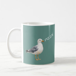 Seagull Bird Beach Ocean Coast White Watercolor Coffee Mug