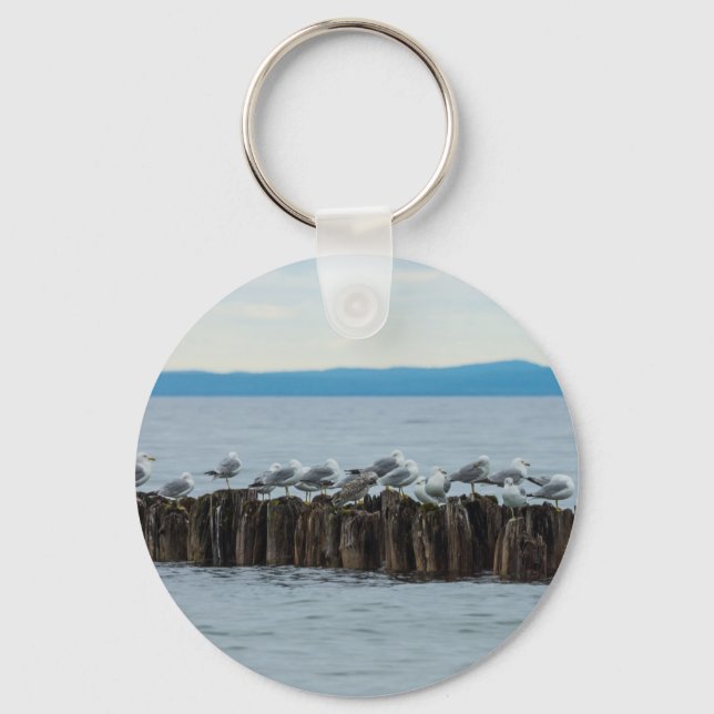 Seagull Breaktime Key Ring (Front)