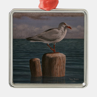 Seagull by Tom Rock Metal Ornament