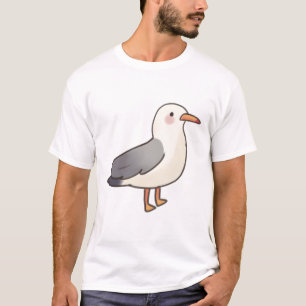Seagull Delight � Cute Animal Art T-Shirt