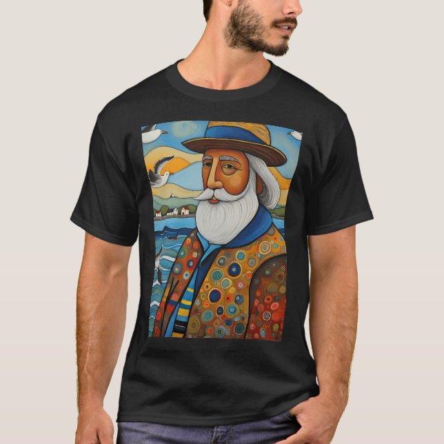 Seagull fisherman T-Shirt (Front)