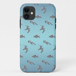 Seagull Frenzy iPhone 5 Case (Sky Blue Mix)