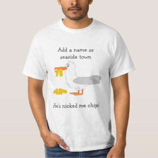 Seagull He's Nicked Me Chips T-Shirt