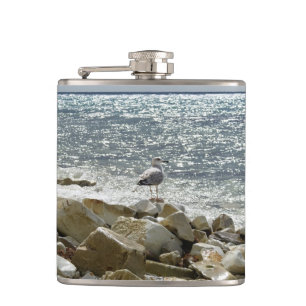 Seagull Hip Flask