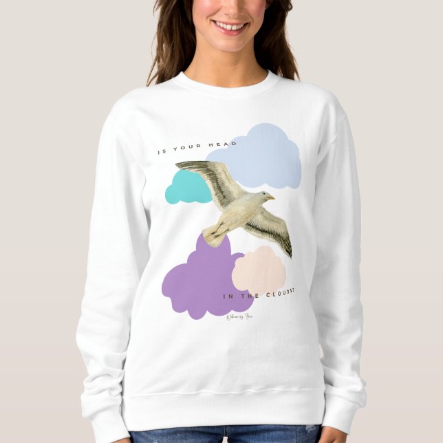 Seagull in the Clouds  Sweatshirt (Front)