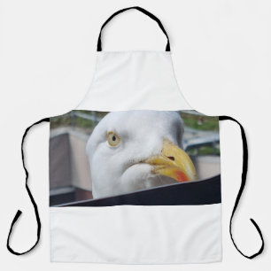 Seagull Looking Apron