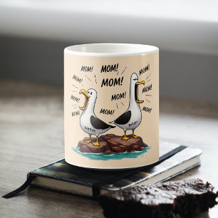 Seagull Mum Funny Personalised Coffee Mug