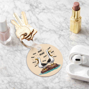 Seagull Mum Funny Personalised Key Ring