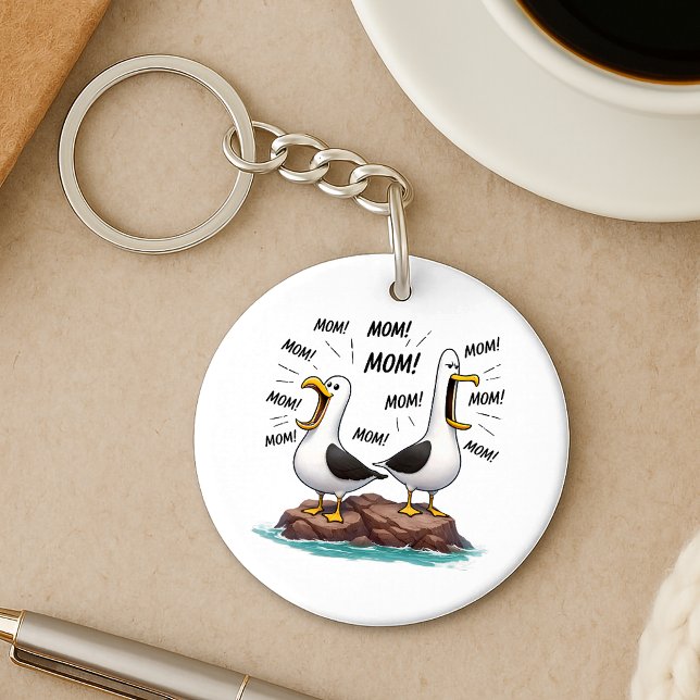Seagull Mum Funny Personalised Key Ring (Creator Uploaded)