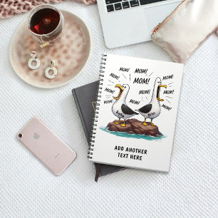 Seagull Mum Funny Personalised Notebook