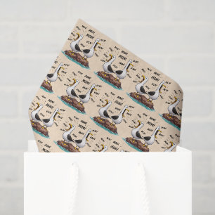 Seagull Mum Funny Personalised Tissue Paper