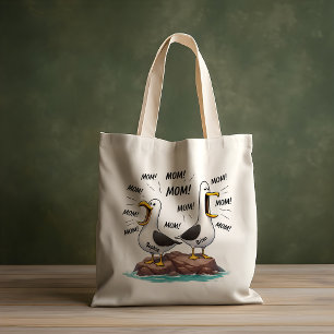 Seagull Mum Funny Personalised Tote Bag