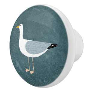 Seagull Nautical Ceramic Knob