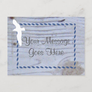 Seagull/Nautical Postcard