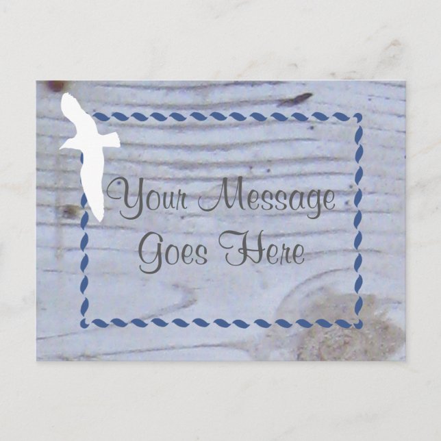 Seagull/Nautical Postcard (Front)