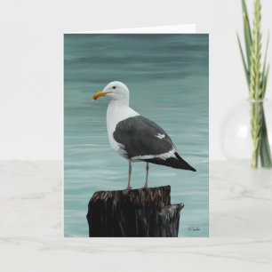 Seagull note card