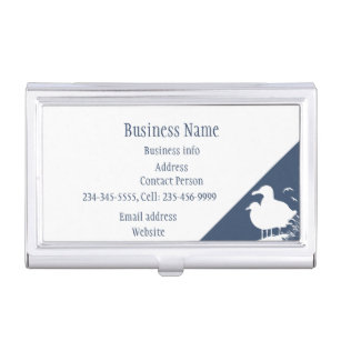 Seagull Ocean Sea Birds  Business Card Holder