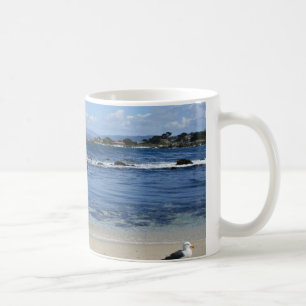 Seagull on Beach, Mug