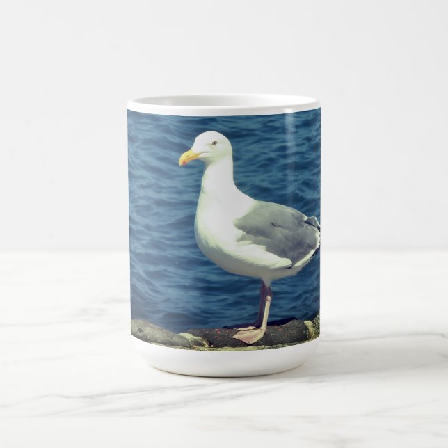 Seagull On The Bay Coffee Mug (Center)