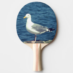 Seagull On The Bay Ping Pong Paddle