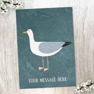 Seagull Personalized Flat Card