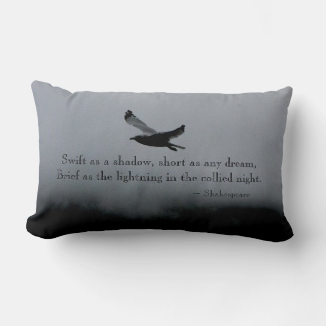 Seagull Quote Pillow (Front)