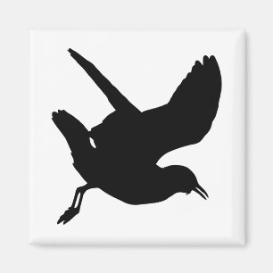 Seagull Silhouette Magnet