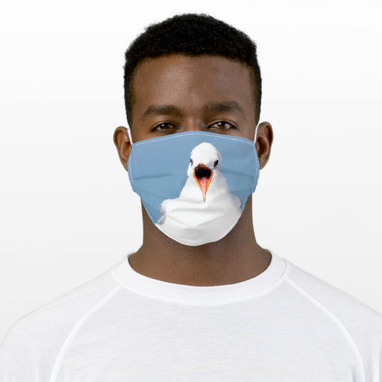 seagull singing cloth face mask Zazzle co uk seagull singing cloth face mask Zazzle co uk