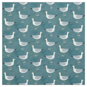 Seagull Standing Fabric