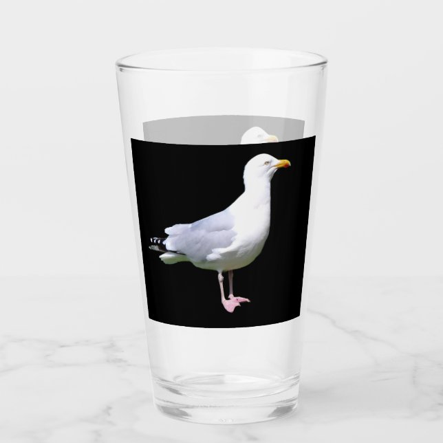 Seagull Standing Glass (Front)