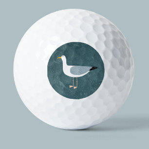 Seagull Standing Golf Balls