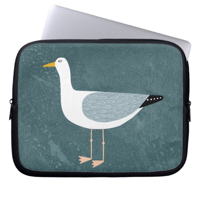 Seagull Standing Laptop Sleeve (Front)