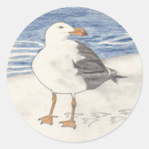 SEAGULL sticker (round)