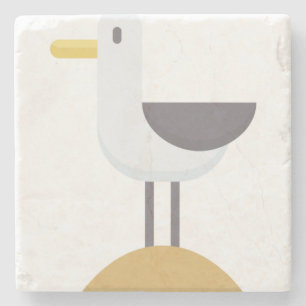 seagull stone coaster