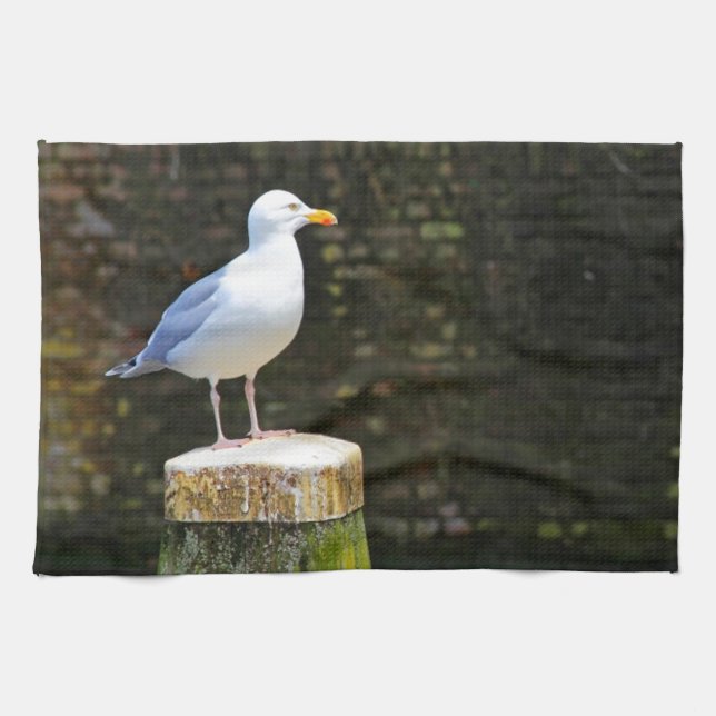Seagull Tea Towel (Horizontal)