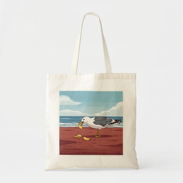 Seagull  tote bag (Front)