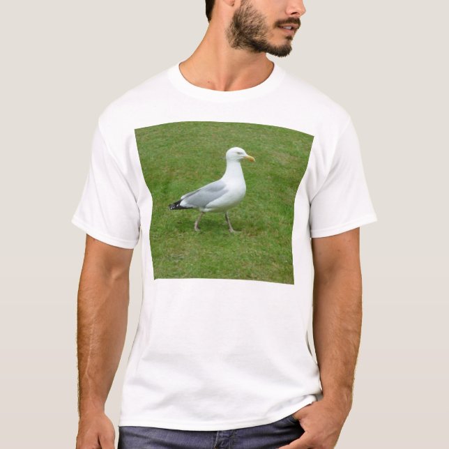Seagull walking in the Park T-Shirt (Front)