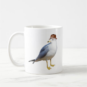 Seagull Wearing Mug