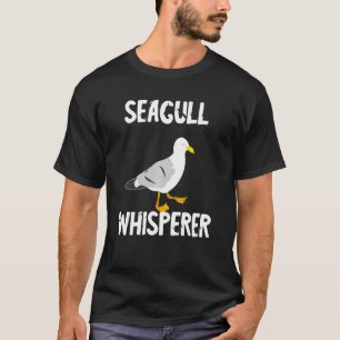 Seagull Whisperer Gull Beach Birds Harbour Albatro T-Shirt