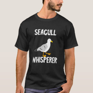 Seagull Whisperer Gull Beach Birds Harbour Albatro T-Shirt