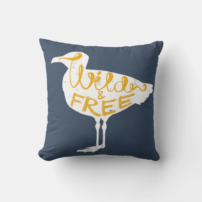 Seagull | Wild And Free Cushion (Front)