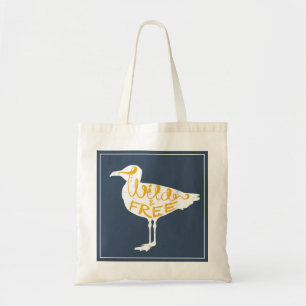 Seagull Wild And Free Tote Bag